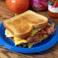 Pork Bacon, Egg & Cheese Sandwich  · 