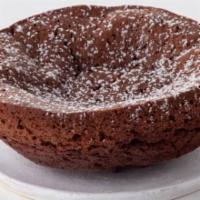 Mini Flourless Cake to go · A dense, rich fudgy chocolate cake or cupcake made without flour.  Whipped egg whites give t...