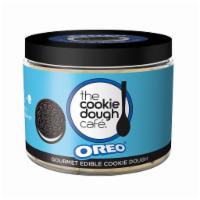 Oreo - 18 Oz Jar · Gourmet edible cookie dough. Creamy, delicious, and loaded with chunks of Oreo cookies. Deli...
