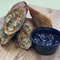 Pulled Pork Egg Rolls · House smoked pulled pork, cabbage, carrots , and Asian spices, rolled and fried to a crisp. ...