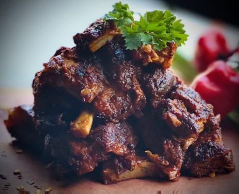 Rib Tips · A pound of our smoked boneless rib tips, finished off in house made BBQ sauce. 
(GF)