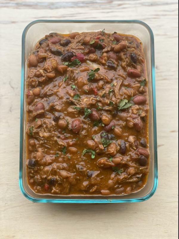 Brisket Baked Beans · Baked low and slow with our house smoked beef brisket.