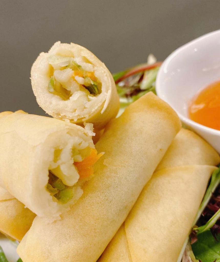 Vegetable Spring Roll · 6 pieces. 
