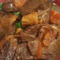 127. Spicy Stewed Beef in Soup · Spicy.
