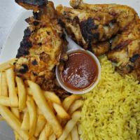 12. BBQ Chicken Platter · Broiled, roasted, or grilled.