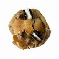 5 oz. Cosmic Cookie · Triple chip baked around a brownie, topped with double stuffed Oreos, and stuffed with caram...