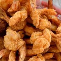Fried Jumbo Shrimp Platter · 