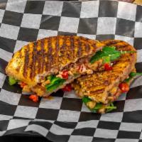 Smokey Aioli Sandwich · Sourdough bread, house-made special aioli sauces, spinach, roasted red peppers, and provolon...