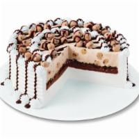 Cookie Dough Blizzard® Cake · Cookie Dough Blizzard® Cake layered with vanilla soft serve and our irresistible fudge crunch.