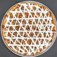 Chicken Ranch Pie  · Served with bacon, fresh tomato and ranch dressing.
