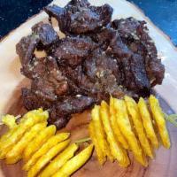 Fried beef/Carne Salada Frita · 