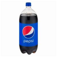 Pepsi · 20 oz or 1 L bottles.