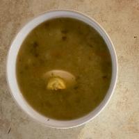 Sorrel Soup · Szczawiowa 
Ingredients: Sorrel, sour cream, potatos, spices
 MAY CONTAIN FOLLOWING SPICES U...