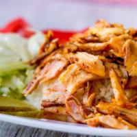 Chicken Gyro · Comes with salad & side dish