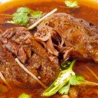 Beef Nihari · Beef meat chunks served with homemade spices and herbs.