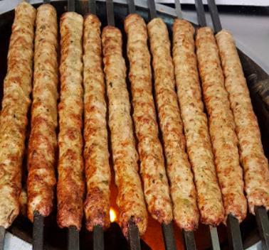 Chicken Seekh Kebab · 2 pieces kofta. Minced chicken with special spices on clay oven barbecued skewer.