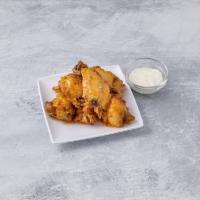 Chicken Wings · Served with choice of sauce hot, mild, BBQ, honey BBQ or sweet heat