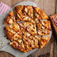Extra-Large BBQ Chicken · 16 Slices. Grilled chicken, our 3-cheese blend and red onions atop a layer of BBQ sauce, wit...