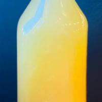 Fresh Squeezed Orange Juice Xl · 32 fresh squeezed daily, no water or concentrates added