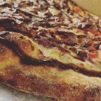 Da Cheesesteak... Pizza · The Newest Creation!  Brewhouse Dough, Thinly Sliced Ribeye Steak, Mozzarella & Cooper Sharp...