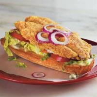 Fish Fillet Sandwich · Lettuce, tomato onion, mayo.