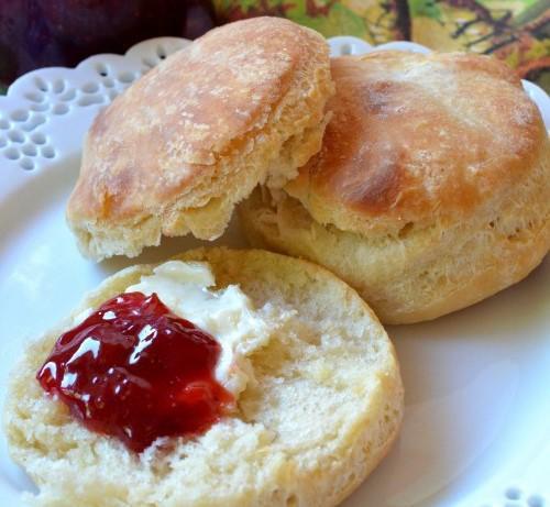 Anita Biscuit · 2 biscuits served with butter and your choice of jam (peach, strawberry, or concord grape).