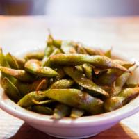 Pork Fat Edamame · Pan-fried in pork fat with chef's special seasoning