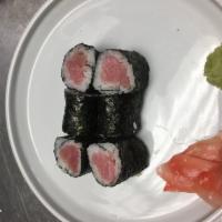 Tuna Roll · 6 pieces. Tuna inside the roll.
