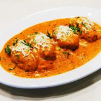Malai Kofta · Soft and creamy homemade cottage cheese dumpling stuffed with dry fruits, cooked in a mild s...