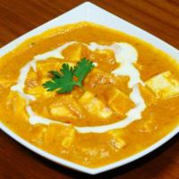 Shahi Korma · Choice of your protein cooked in a yogurt curry sauce with spices.