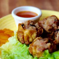 Kanom Jeeb (Pork & Shrimp Dumplings) - Fried · Fried w/ Thai sweet chili sauce