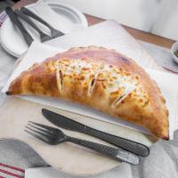 8. Greek Stromboli · Feta cheese, gyro meat, tomato, green peppers, cheese and sauce.