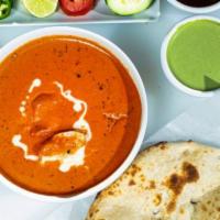 Boneless Butter Chicken · Chunks of spice-marinated, tandoor-grilled chicken pieces simmered in a creamy sauce. Chicke...
