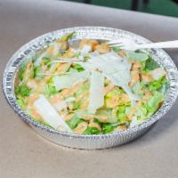 Fire Caesar salad · Green salad with Caesar dressing and cheese. 