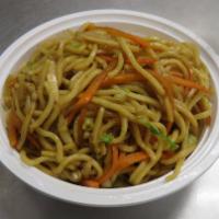 Vegetable Lo Mein · Stir fried noodle dish.