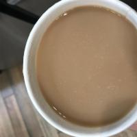 Hot Chai Latte · Chai tea with steamed milk.