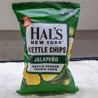 Hal's New York kettle chips - jalapeno - 2oz · 
