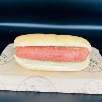 Village Hot Dog · Kobe beef, grass-fed and nitrate free.