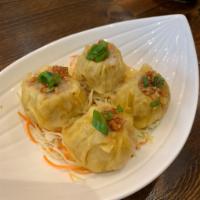 Thai Dumpling ( Fried ) · Steamed or fried chicken and shrimp dumpling,