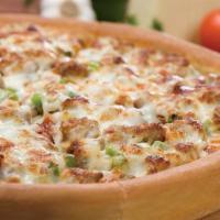 Humble Pie · Pepperoni, Italian sausage, onions, green peppers and mozzarella cheese.