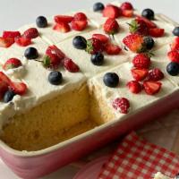 Homemade tres Leches cake  · 15 slices 