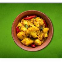 28. Aloo Gobhi · Cauliflower cooked with potato and spices. 