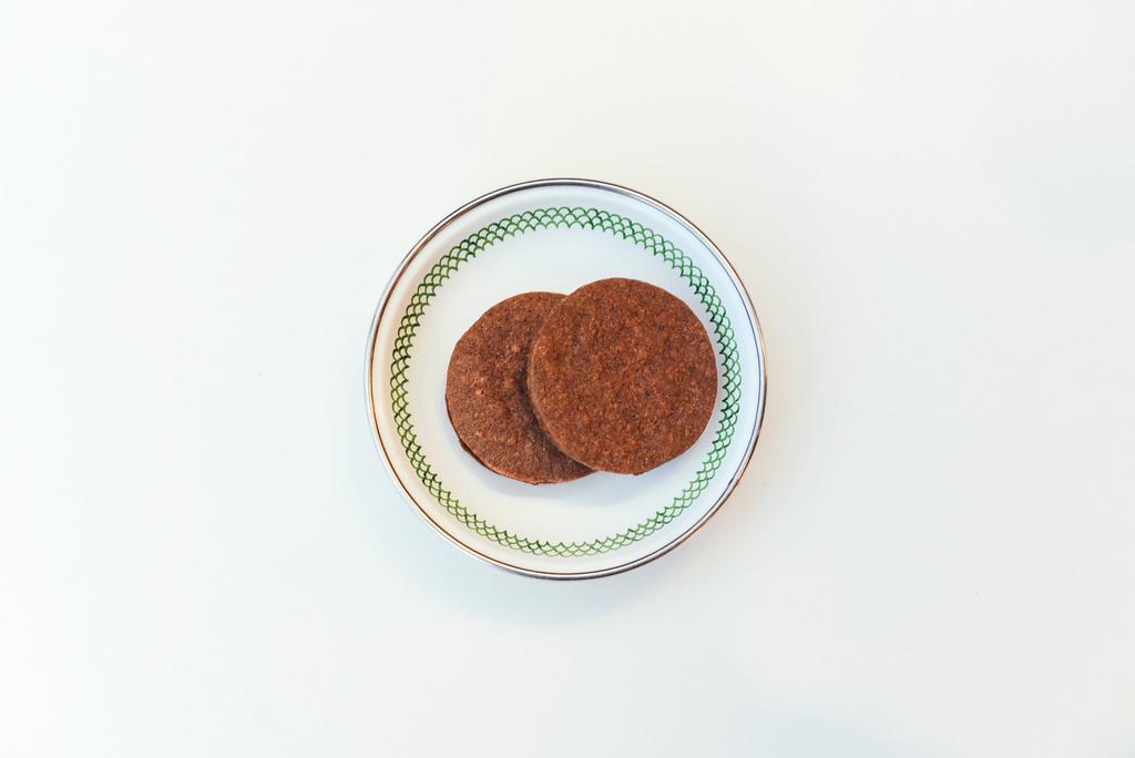Chocolate Malt Cookies · w/ malt buttercream
