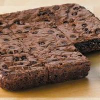 Double Chocolate Chip Brownie · A decadent delight for chocolate lovers. This cakey on the outside, fudgy in the middle brow...