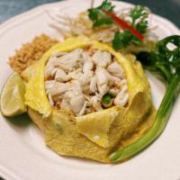 Pad Thai Crabmeat · Our famous Pad Thai with jumbo lump crabmeat