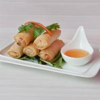 Maison Spring Roll · Popular Crispy Vegetable Spring Roll with sweet chili sauce