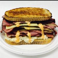 Pastrami Sandwich (Hot or Cold)  · Boar’s Head® Pastrami, Lettuce and Tomato. With your choice of Cheese.