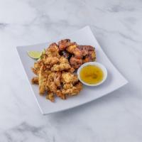 Chicharron de Pollo a su Gusto Lunch · Fried chicken chunks any style. Served with a choice of side.