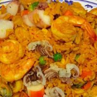 Rice with Seafood · Spanish style.