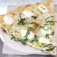 White Pizza Slice  · Comes with fresh mozzarella.